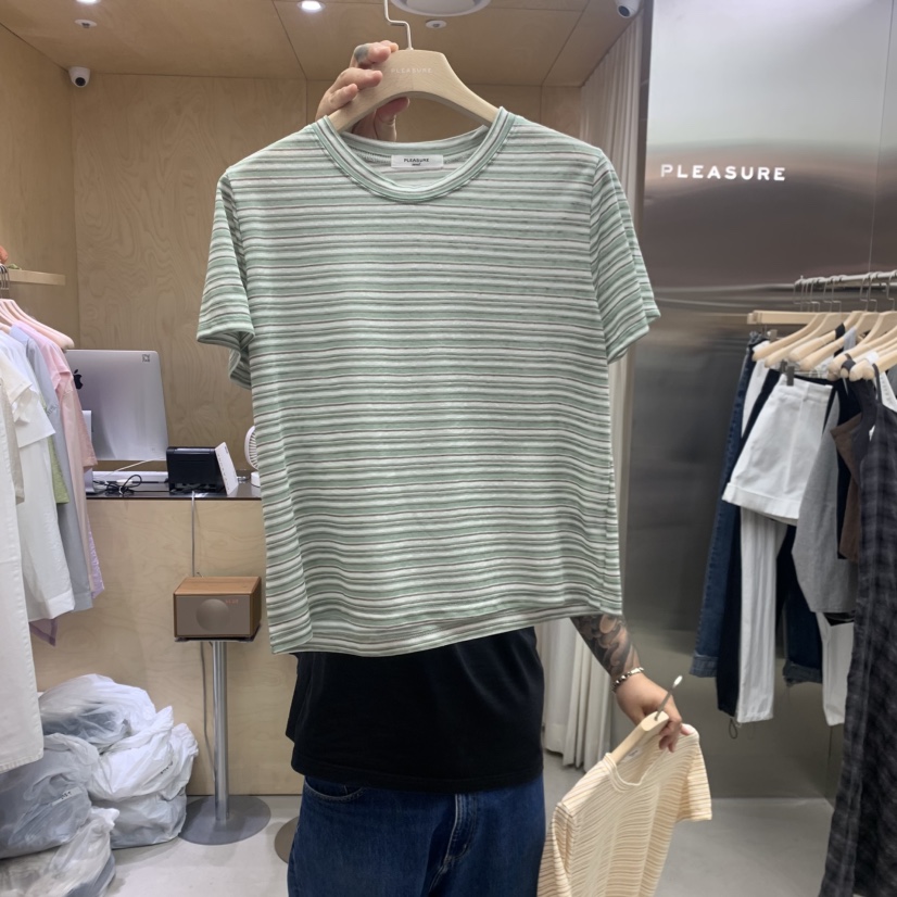 PLEASURE韓國直郵女士新款時尚休閑推薦26春夏熱賣26夏季T恤PLEASURET恤圖色2