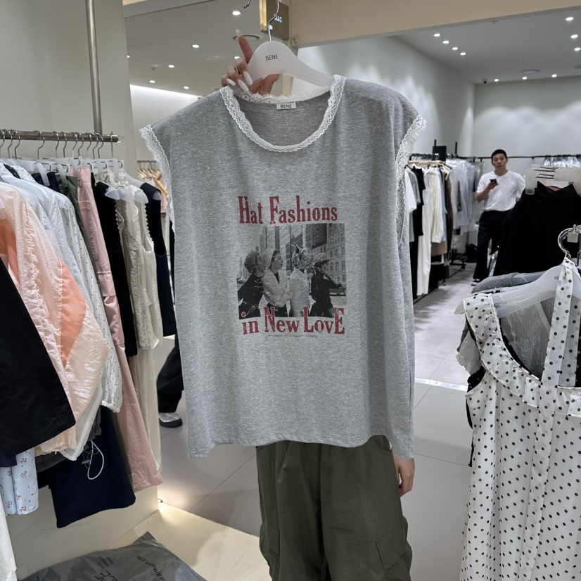 BENE東大門實拍韓國女裝新品休閑人氣熱賣26夏季吊帶背心BENE吊帶/背心圖色2