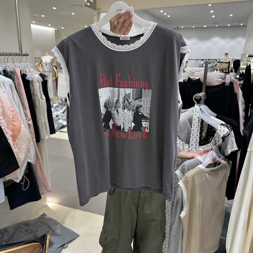 BENE東大門實拍韓國女裝新品休閑人氣熱賣26夏季吊帶背心BENE吊帶/背心圖色4