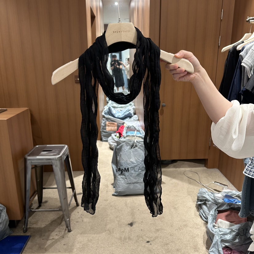 REPERTORY韓國代購女裝新款熱賣26夏季職業休閑圍巾披肩圍巾REPERTORY圍巾/披肩圖色1