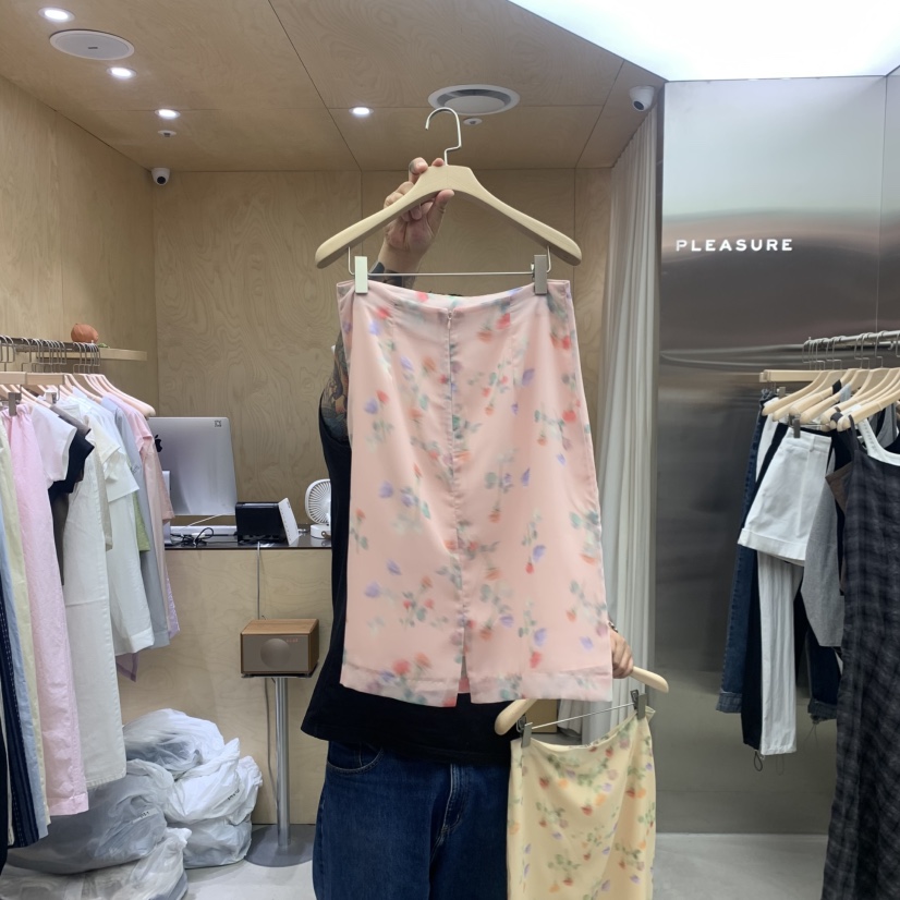 PLEASURE韓國東大門代購女士新款推薦時尚26夏季半身裙中短裙PLEASURE半身裙/中短裙