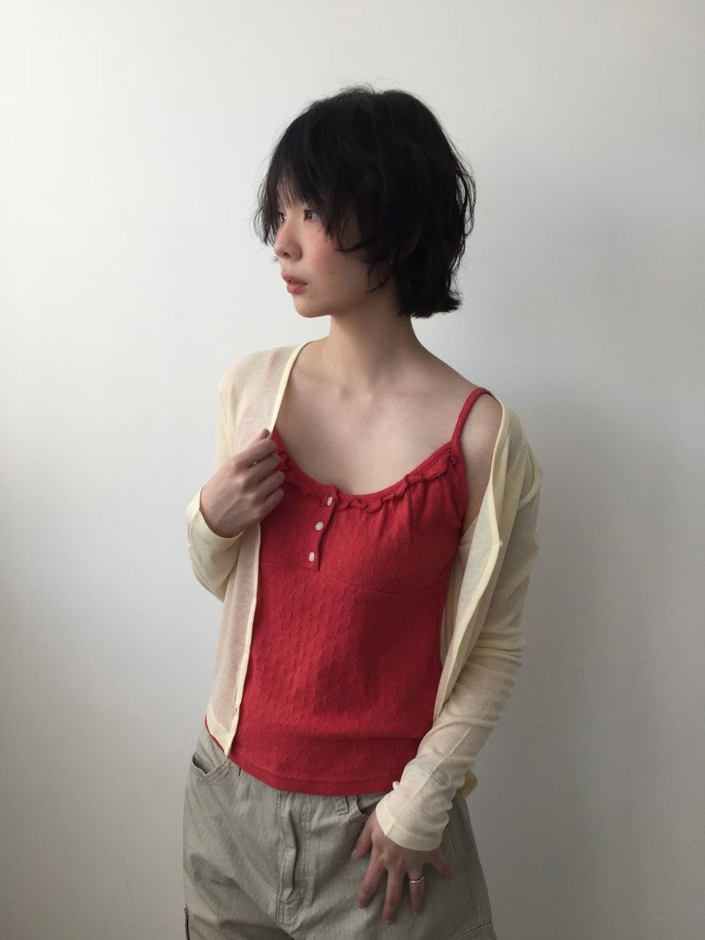 TREEAN-트리안-T韓國代購女裝新品推薦人氣休閑吊帶背心TREEAN-2件起吊帶/背心圖色3