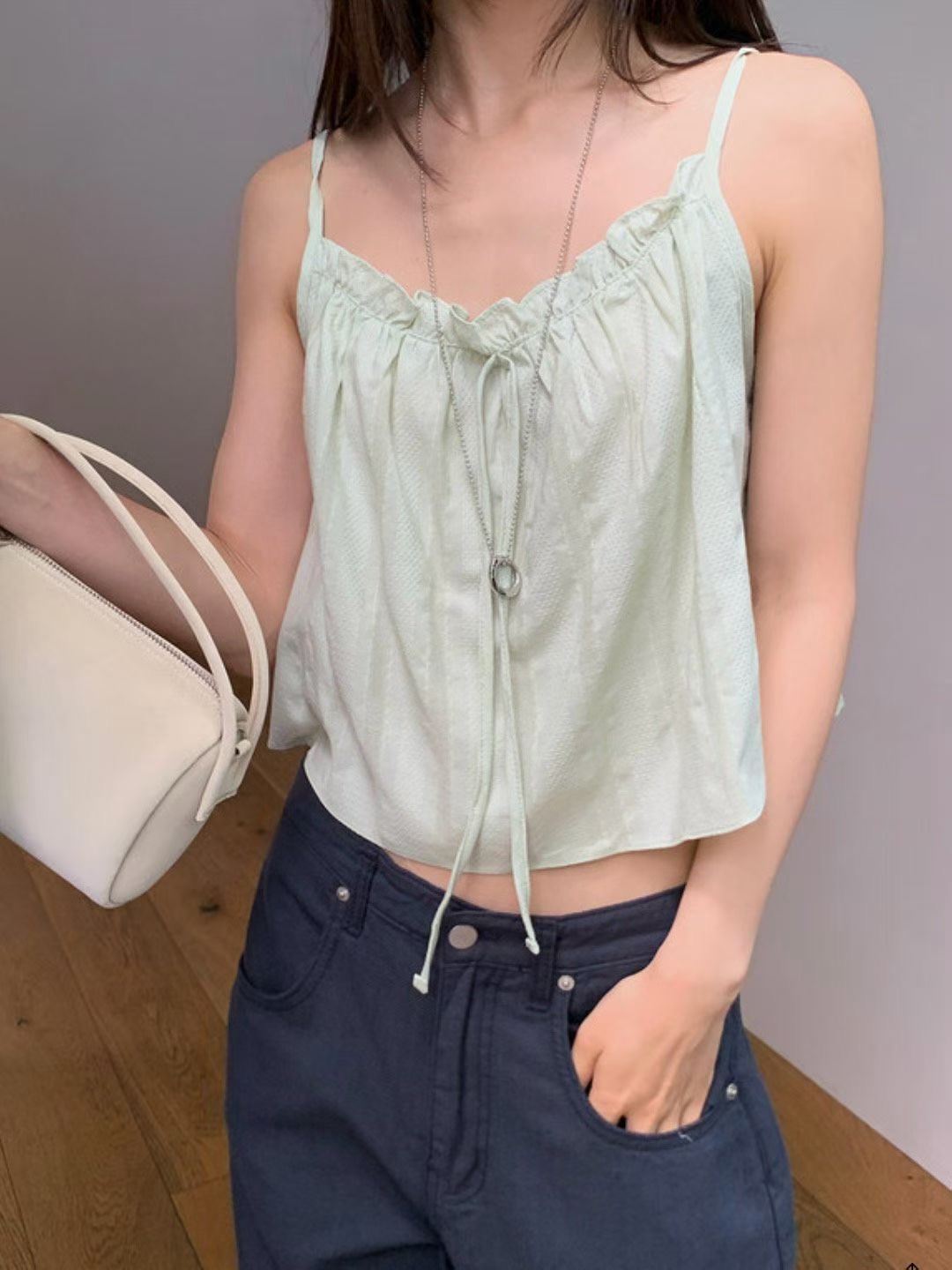 TREEAN-트리안-T韓國東大門直郵女裝新品休閑26夏季吊帶背心TREEAN-2件起吊帶/背心圖色2