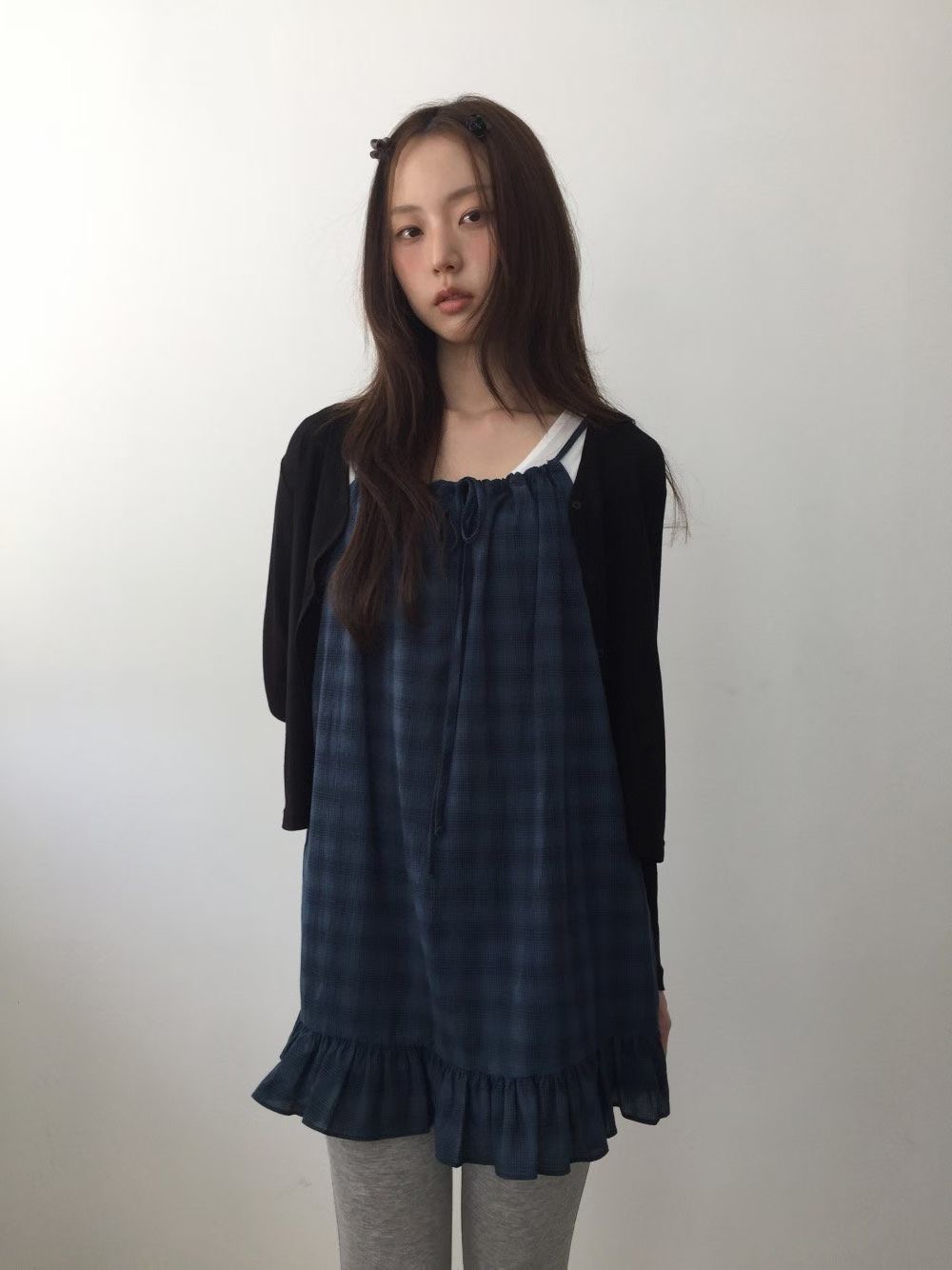 TREEAN-트리안-T韓國代購女裝新品職業休閑連衣裙不含內搭TREEAN-2件起連衣裙圖色1