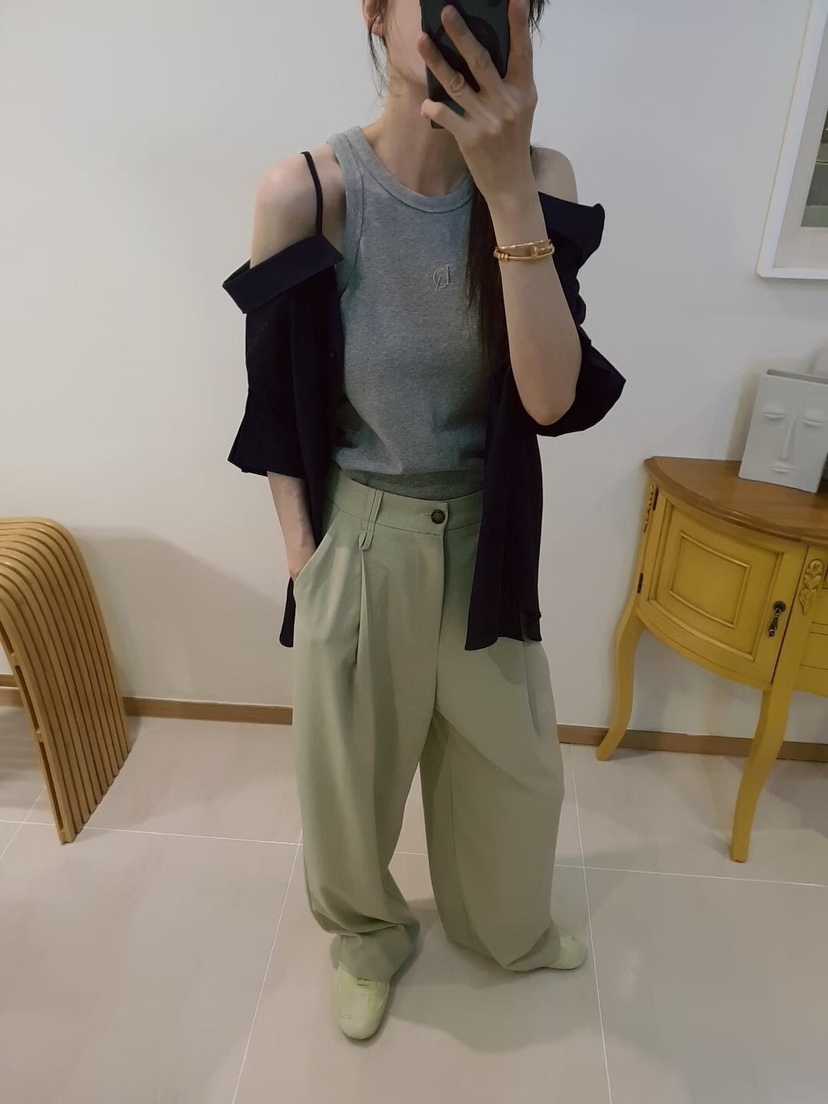 GENTLE B/LOVENTINA韓國代購女裝新品熱賣休閑褲不含腰帶LGENTLE B/LOVENTINA休閑褲