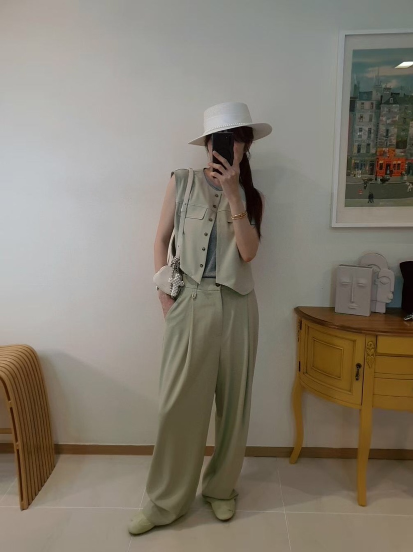 GENTLE B/LOVENTINA韓國代購女裝新品熱賣休閑褲不含腰帶LGENTLE B/LOVENTINA休閑褲