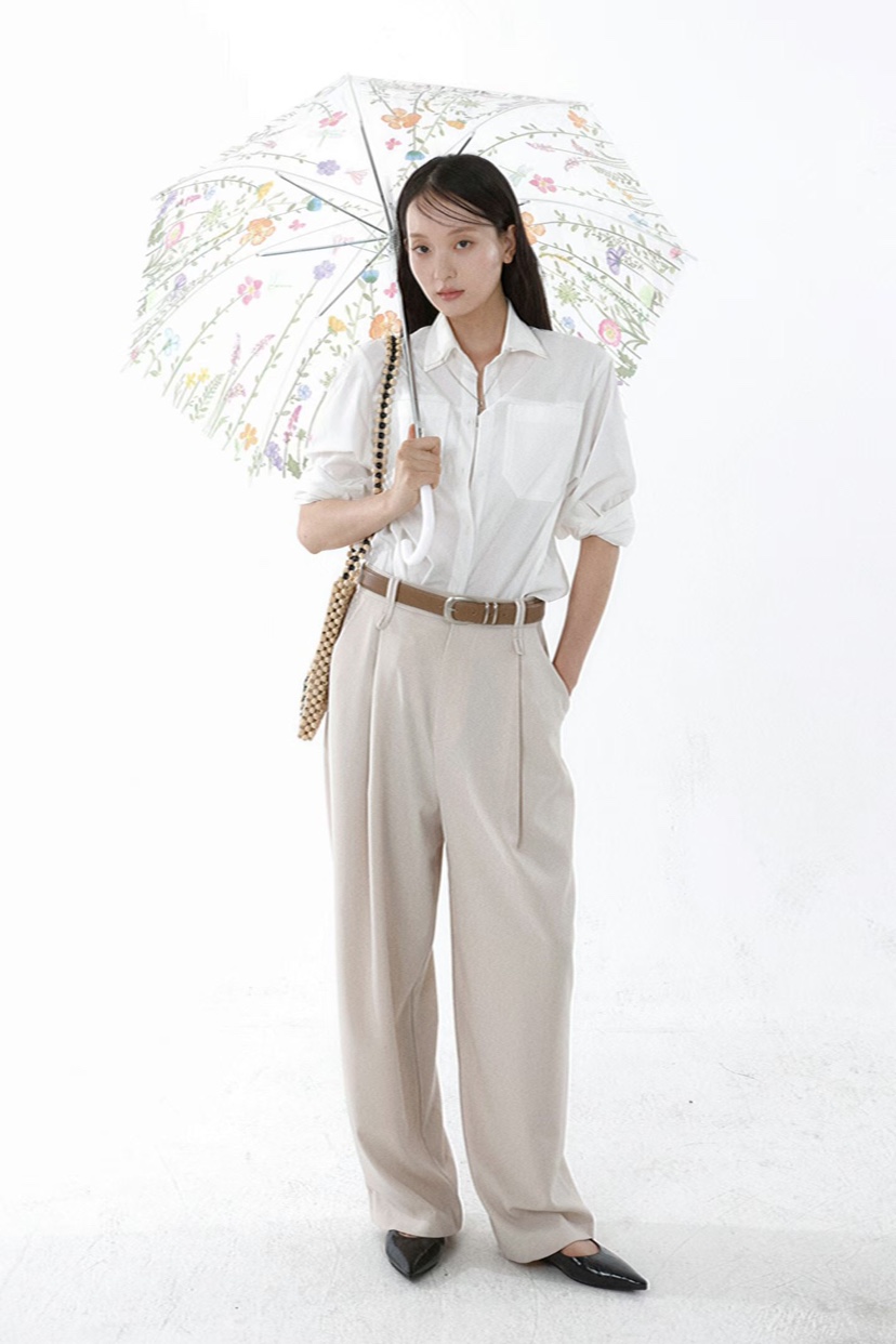 GENTLE B/LOVENTINA韓國代購女裝新品熱賣休閑褲不含腰帶LGENTLE B/LOVENTINA休閑褲