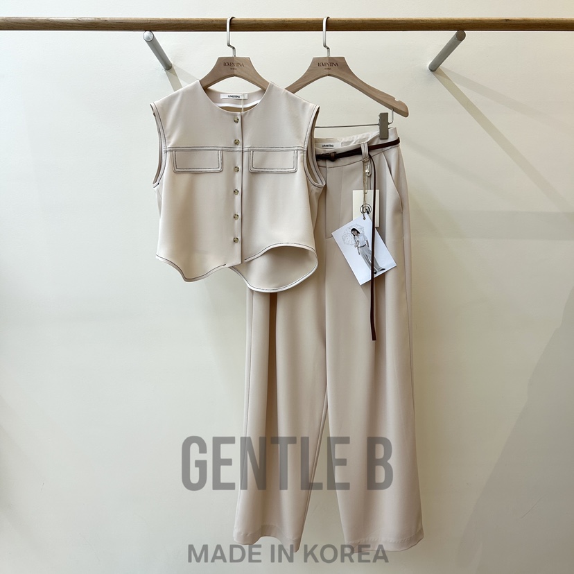 GENTLE B/LOVENTINA韓國東大門代購女裝新品26夏季馬甲LGENTLE B/LOVENTINA馬甲