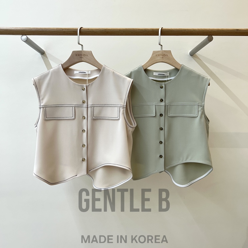 GENTLE B/LOVENTINA韓國東大門代購女裝新品26夏季馬甲LGENTLE B/LOVENTINA馬甲