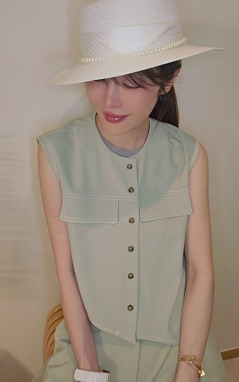 GENTLE B/LOVENTINA韓國東大門代購女裝新品26夏季馬甲LGENTLE B/LOVENTINA馬甲圖色1