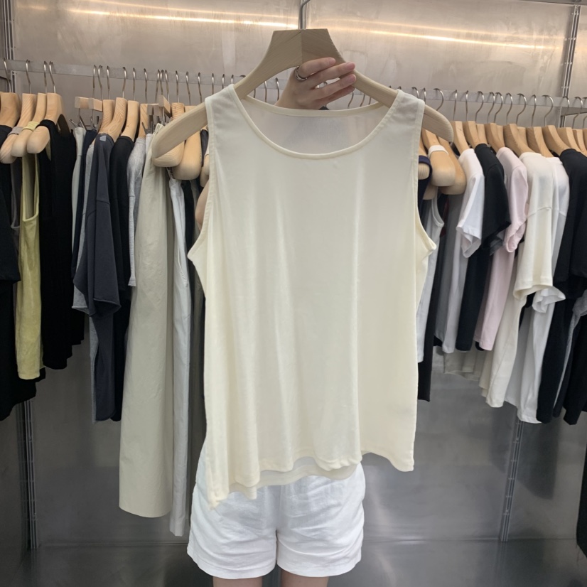 ESSENCE韓國東大門代購女士新款推薦時尚吊帶背心天鵝絨無袖ESSENCE吊帶/背心圖色4