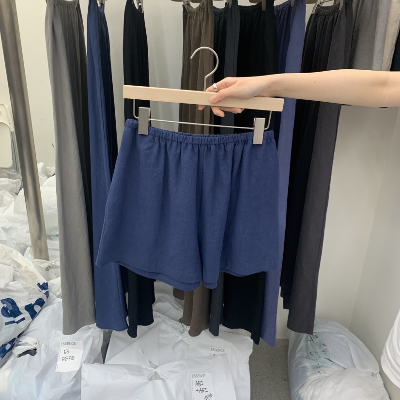 ESSENCE韓國代購女士新品熱賣推薦26春夏時尚人氣短褲亞麻ESSENCE短褲圖色4