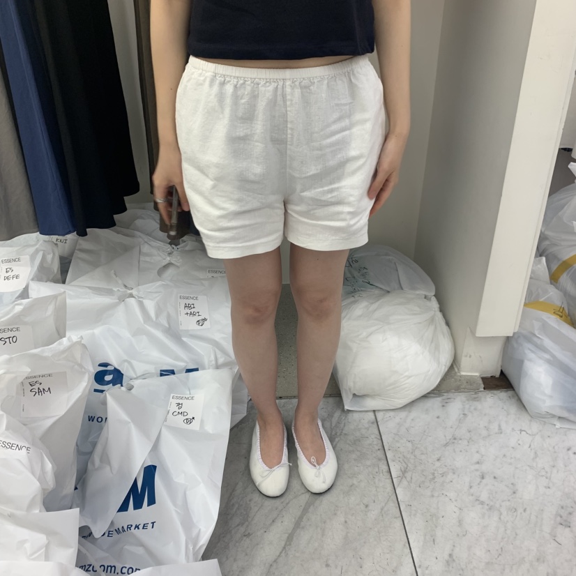 ESSENCE韓國代購女士新品熱賣推薦26春夏時尚人氣短褲亞麻ESSENCE短褲圖色7