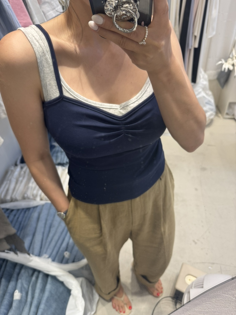 RIAH韓國東大門直郵女士新品人氣時尚職業休閑推薦吊帶背心RIAH吊帶/背心