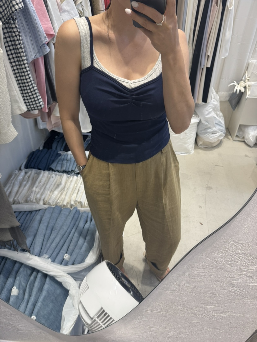 RIAH韓國東大門直郵女士新品人氣時尚職業休閑推薦吊帶背心RIAH吊帶/背心