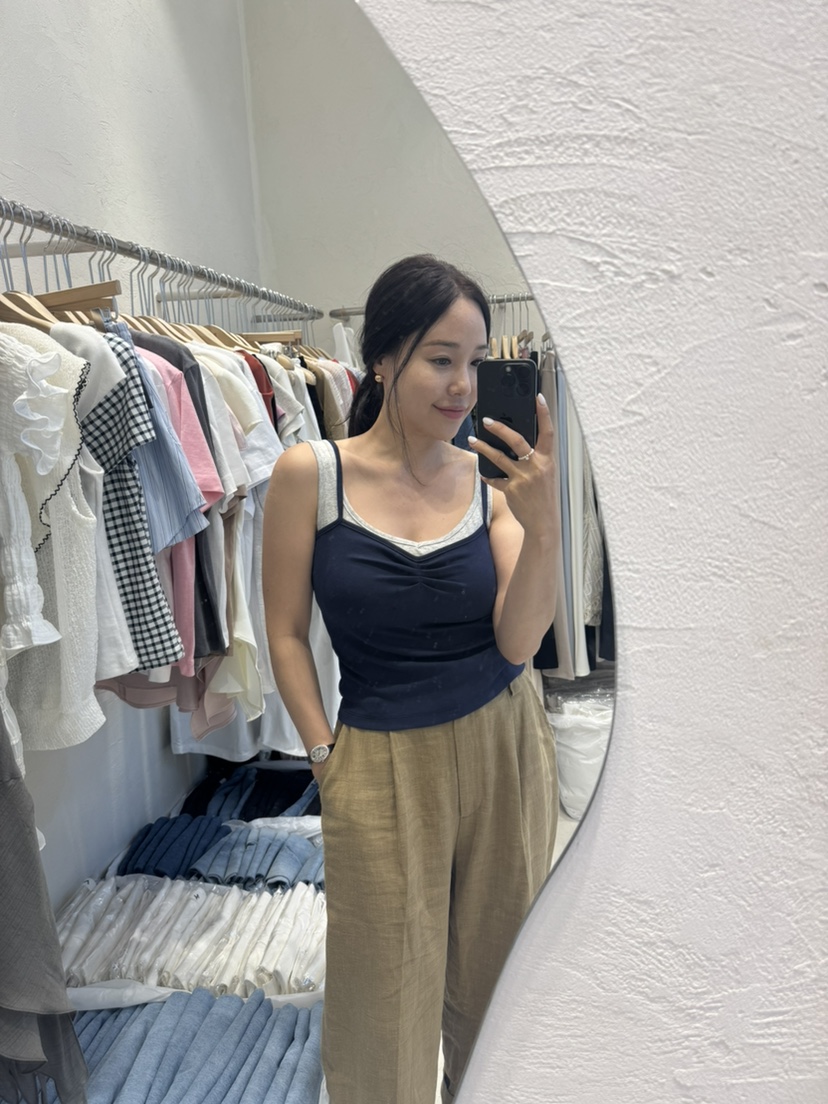 RIAH韓國東大門直郵女士新品人氣時尚職業休閑推薦吊帶背心RIAH吊帶/背心
