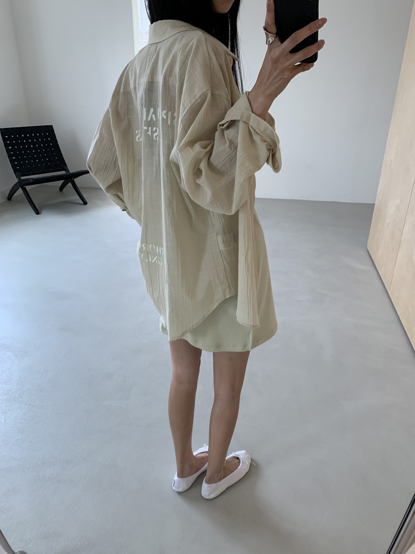 STAGE韓國直郵實拍女士新款26夏季職業人氣熱賣襯衫蕾絲衫SSTAGE襯衫/蕾絲衫