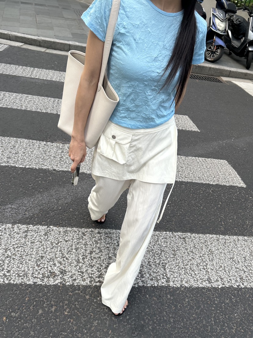 BOWIE韓國東大門代購女裝新款26春夏職業26夏季熱賣裙褲口袋BOWIE裙褲