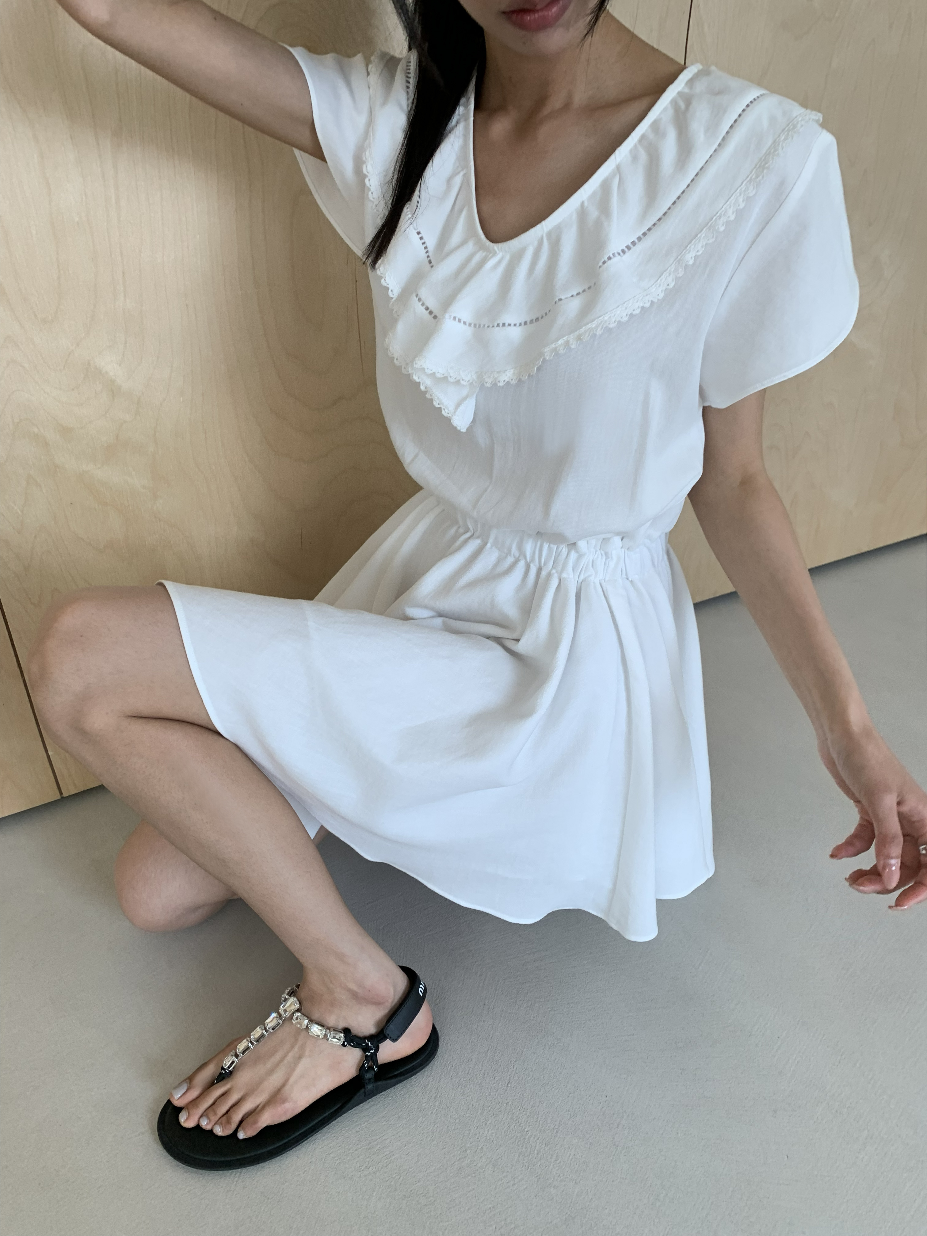 STAGE韓國東大門代購女士新款熱賣休閑26春夏26夏季連衣裙SSTAGE連衣裙