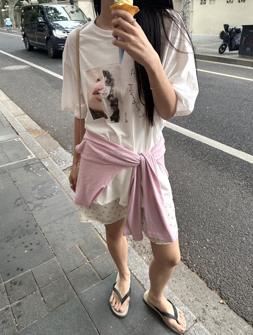 BOWIE韓國東大門直郵女裝新品26春夏休閑推薦時尚人氣T恤BOWIET恤