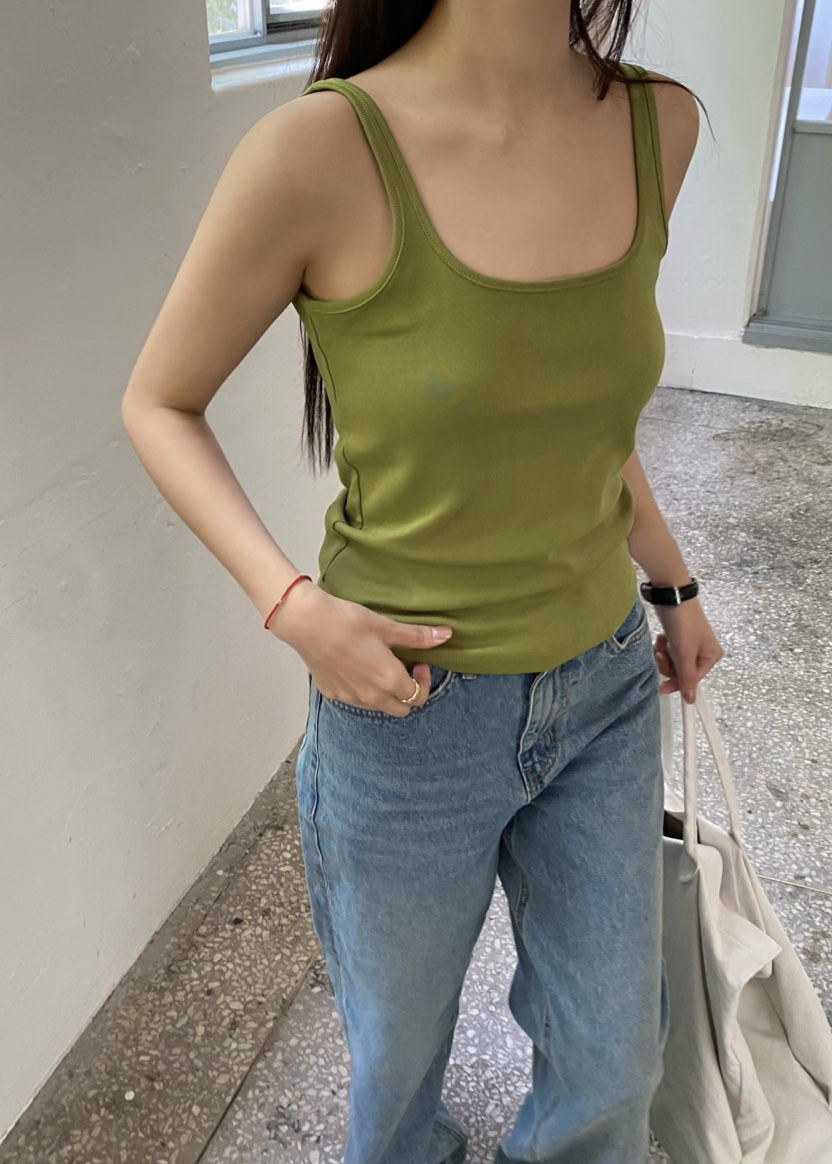 OUPPT韓國直郵女士新品人氣26夏季職業26春夏時尚吊帶背心OUPPT吊帶/背心