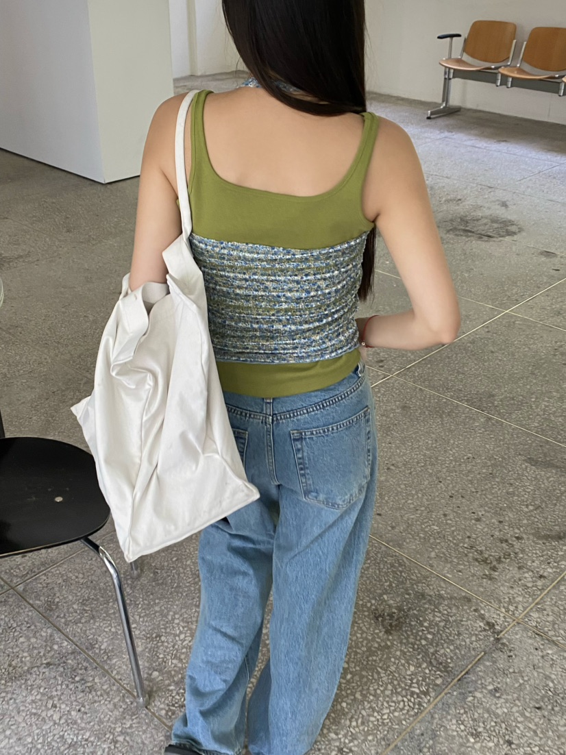 OUPPT韓國直郵女士新品人氣26夏季職業26春夏時尚吊帶背心OUPPT吊帶/背心