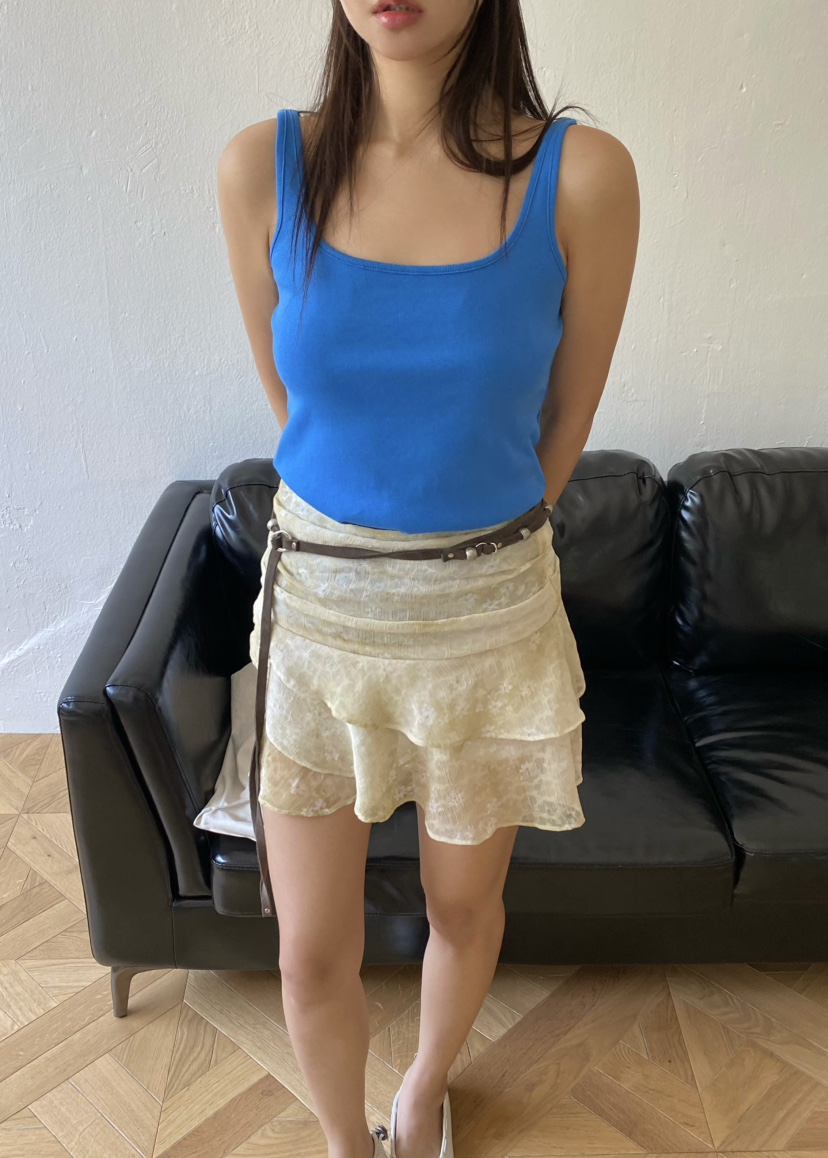 OUPPT韓國直郵女士新品人氣26夏季職業26春夏時尚吊帶背心OUPPT吊帶/背心