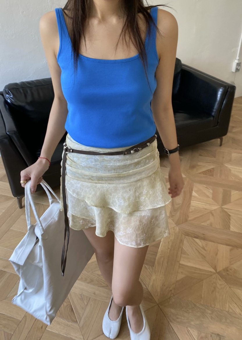 OUPPT韓國直郵女裝新品人氣休閑熱賣26春夏推薦短裙不含腰帶OUPPT短裙