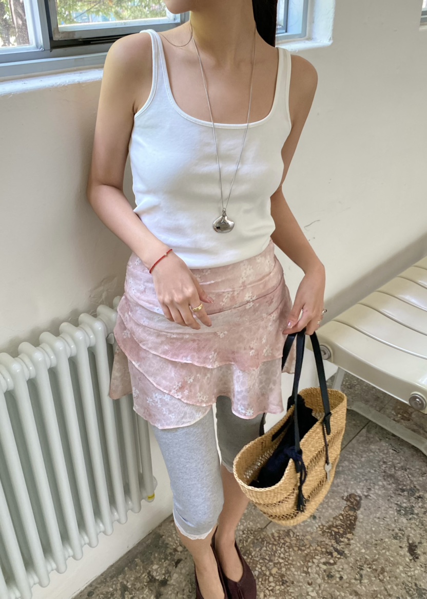 OUPPT韓國直郵女裝新品人氣休閑熱賣26春夏推薦短裙不含腰帶OUPPT短裙