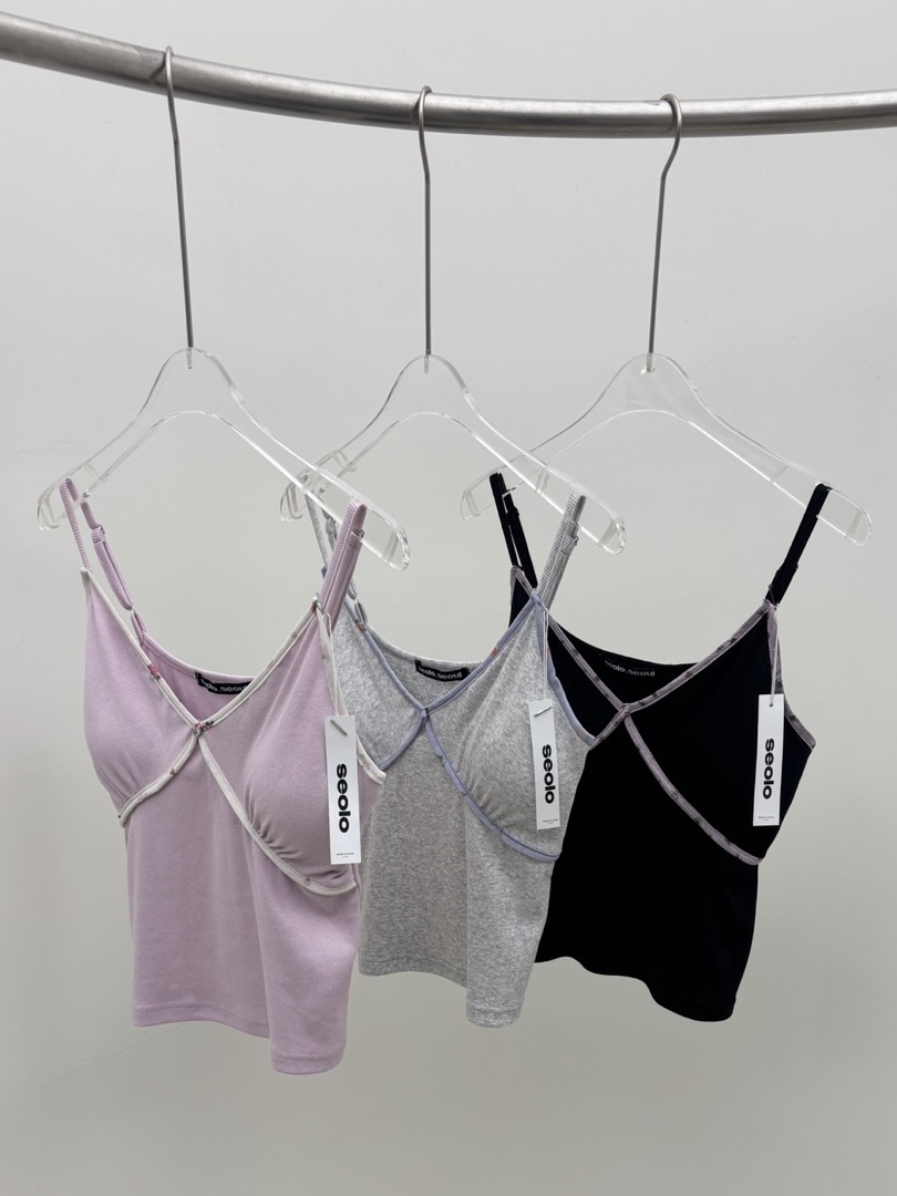SEOLO韓國直郵女士新品推薦26春夏熱賣26夏季吊帶背心花朵無袖Seolo seoul吊帶/背心