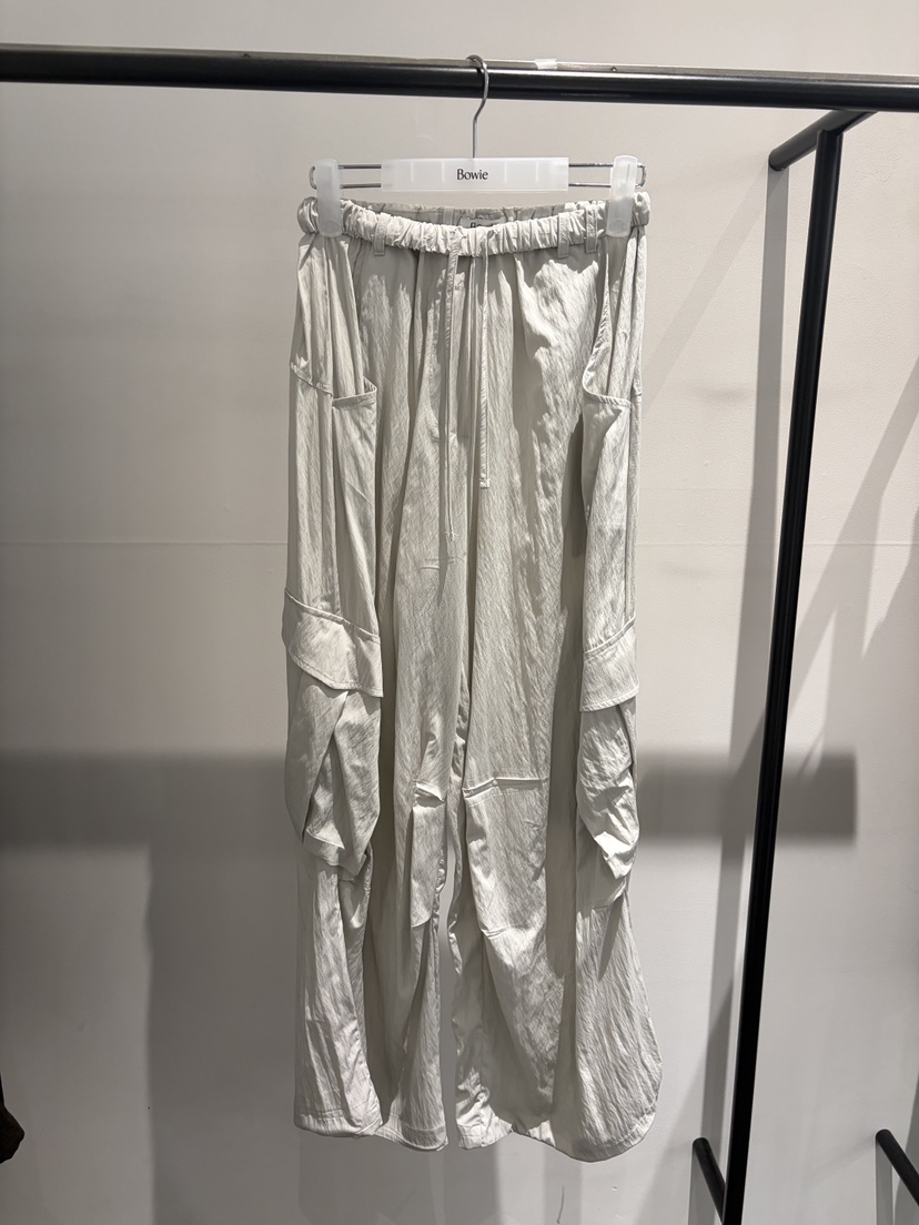 BOWIE韓國直郵女裝新款時尚人氣26夏季熱賣休閑褲工裝褲尼龍BOWIE休閑褲圖色1