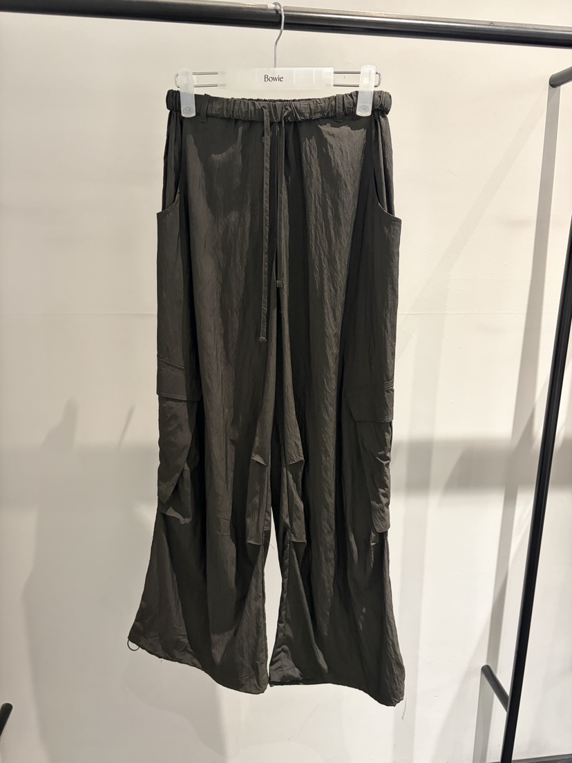 BOWIE韓國直郵女裝新款時尚人氣26夏季熱賣休閑褲工裝褲尼龍BOWIE休閑褲圖色3