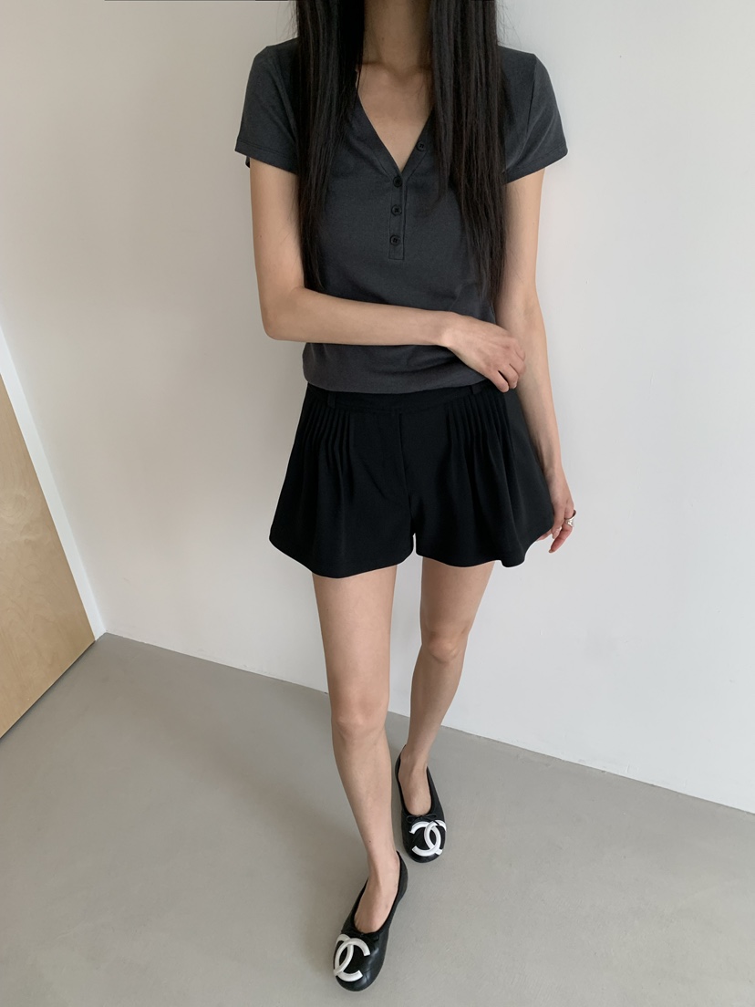STAGE韓國代購女士新款推薦26春夏人氣26夏季職業休閑短褲STAGE短褲
