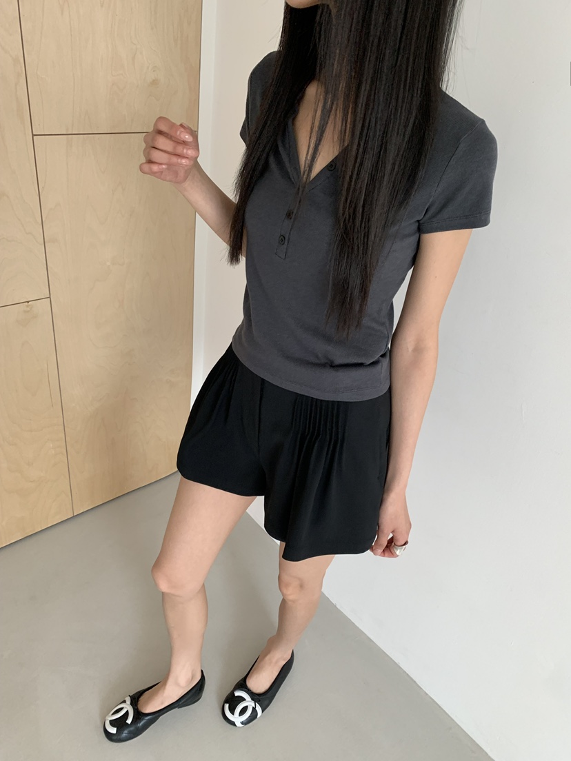 STAGE韓國代購女士新款推薦26春夏人氣26夏季職業休閑短褲STAGE短褲