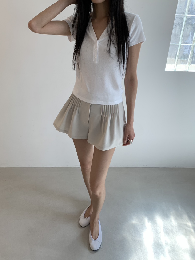 STAGE韓國代購女士新款推薦26春夏人氣26夏季職業休閑短褲STAGE短褲