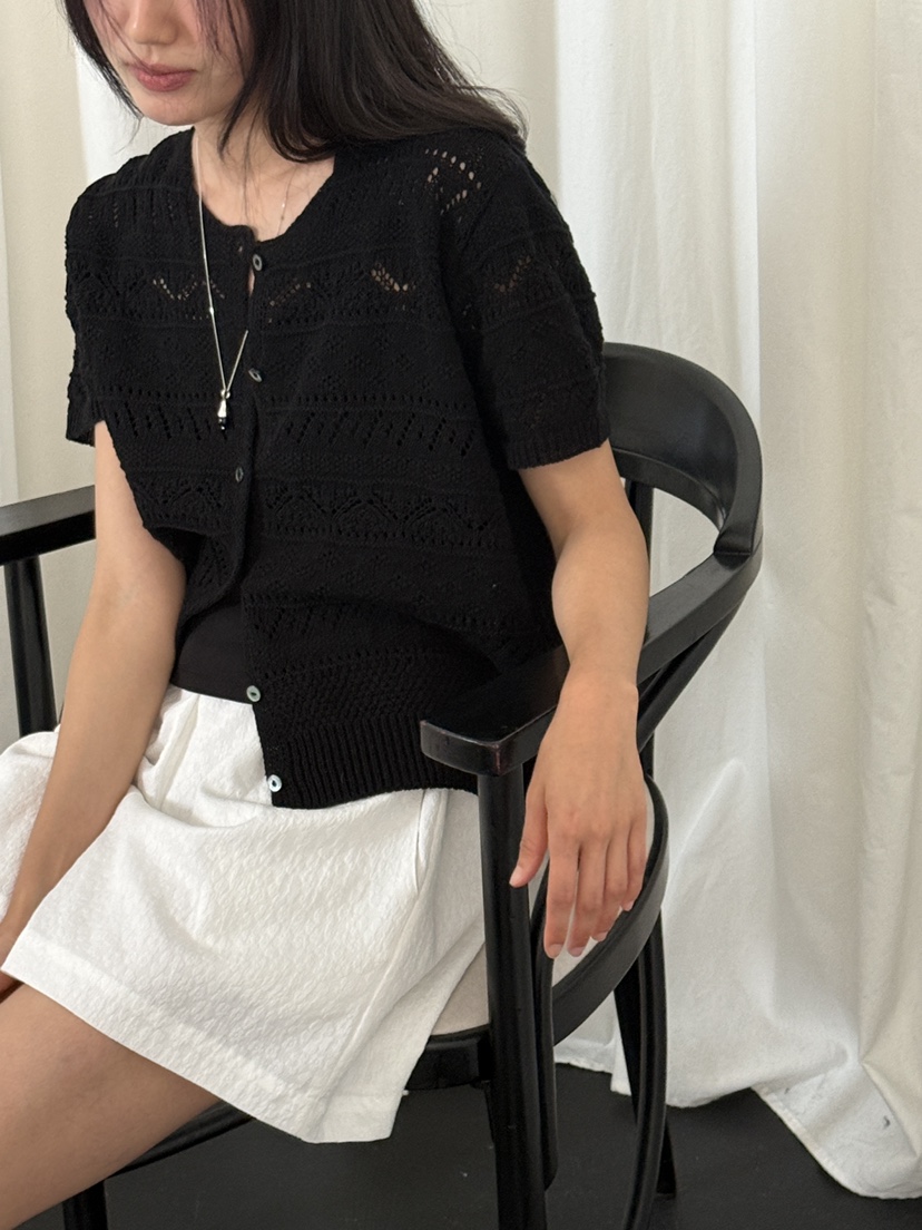 AMY GRACE-A韓國直郵女士新品休閑熱賣推薦26夏季針織衫AMY GRACE針織衫