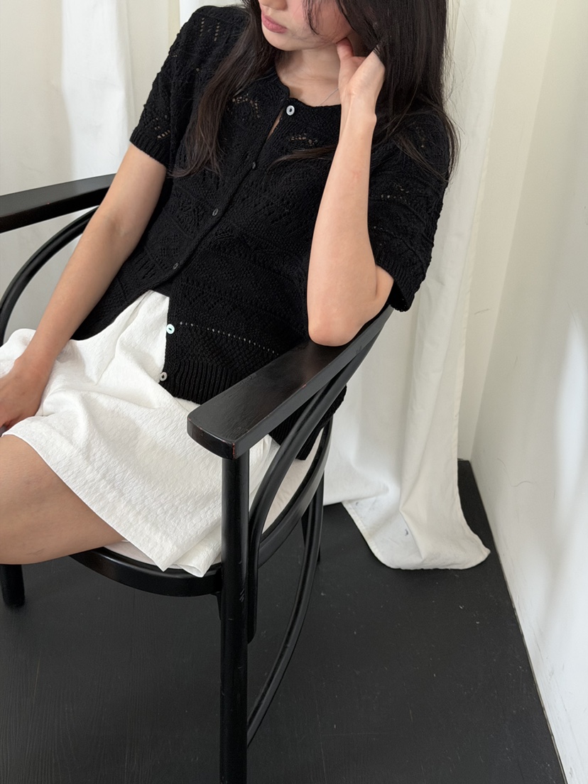 AMY GRACE-A韓國直郵女士新品休閑熱賣推薦26夏季針織衫AMY GRACE針織衫