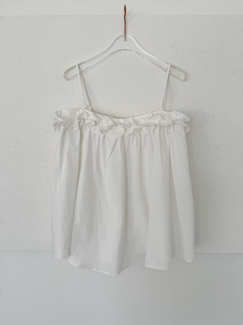 SYMBOL韓國直郵實拍女裝新品休閑26夏季熱賣吊帶背心荷葉邊SYMBOL吊帶/背心圖色2