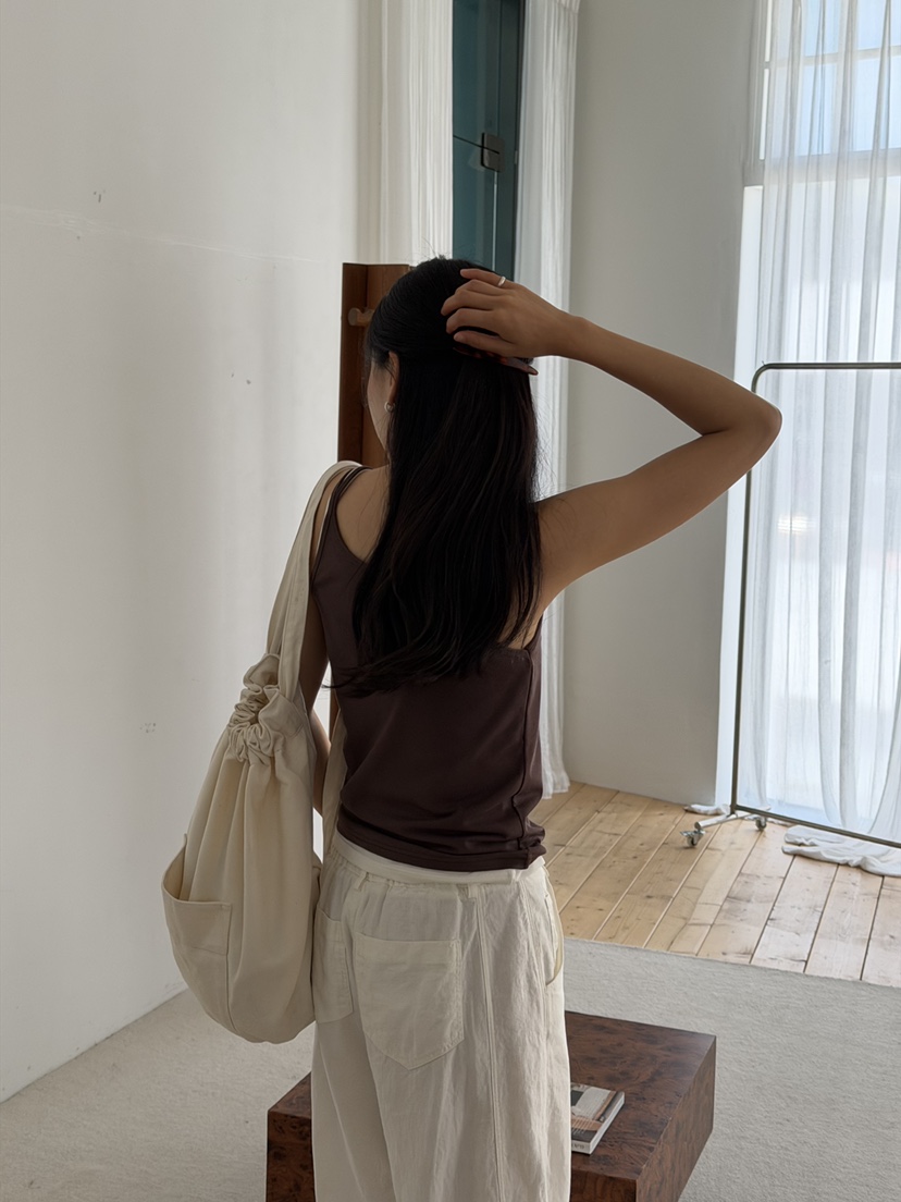 AMY GRACE-A韓國東大門代購女士新品休閑吊帶背心不含內搭SAMY GRACE吊帶/背心