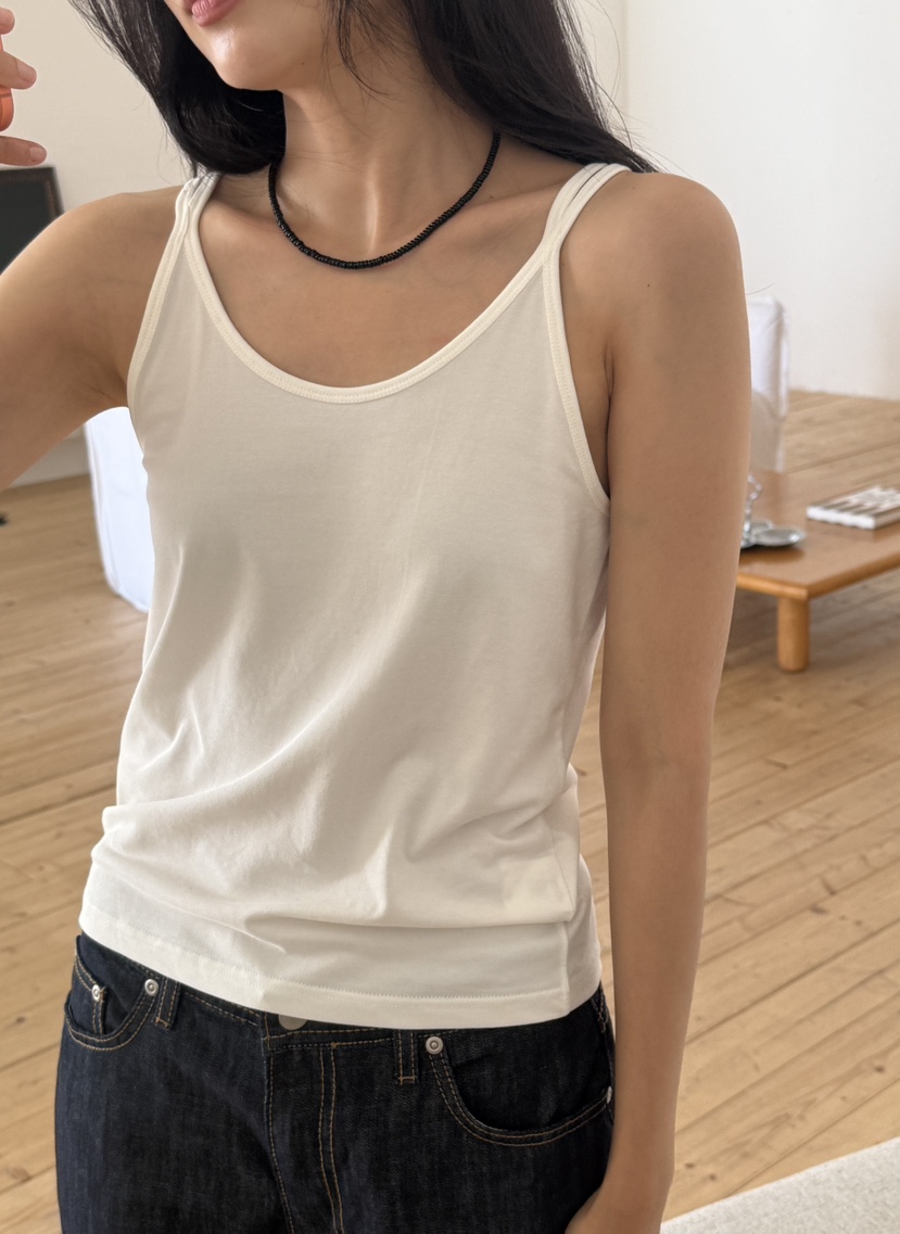 AMY GRACE-A韓國東大門代購女士新品休閑吊帶背心不含內搭SAMY GRACE吊帶/背心