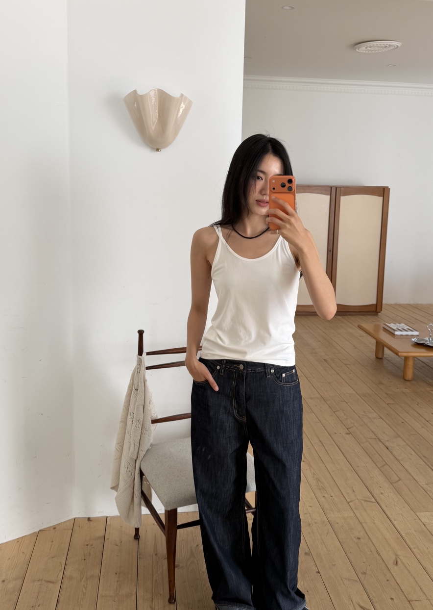 AMY GRACE-A韓國東大門代購女士新品休閑吊帶背心不含內搭SAMY GRACE吊帶/背心