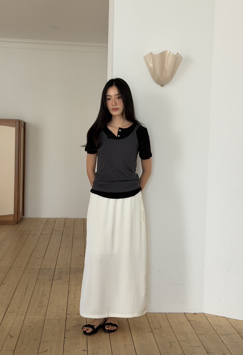 AMY GRACE-A韓國東大門代購女士新品休閑吊帶背心不含內搭SAMY GRACE吊帶/背心