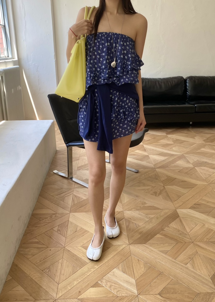 OUPPT韓國直郵女裝新款休閑26夏季時尚熱賣連衣裙不含屁簾OUPPT連衣裙