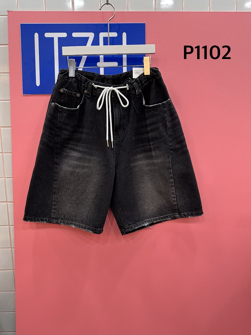 ITZEL韓國代購女裝新款人氣時尚26春夏休閑26夏季職業短褲ITZEL短褲圖色2