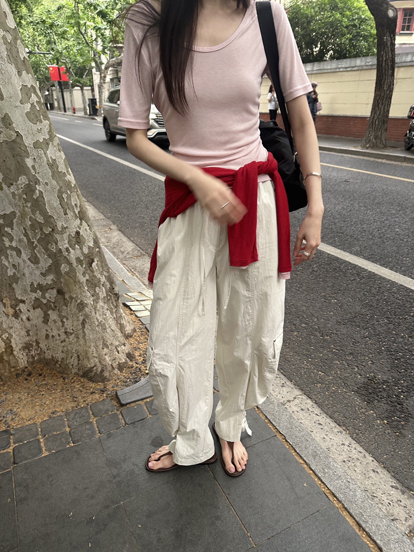 BOWIE韓國東大門直郵女士新品26夏季26春夏人氣休閑T恤雙面BOWIET恤
