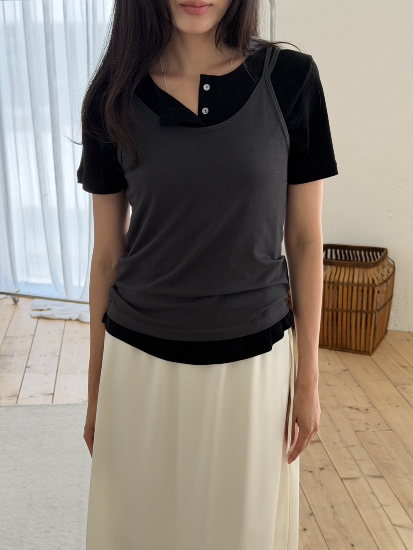 AMY GRACE-A韓國東大門代購女裝新品休閑26夏季T恤不含內搭AMY GRACET恤