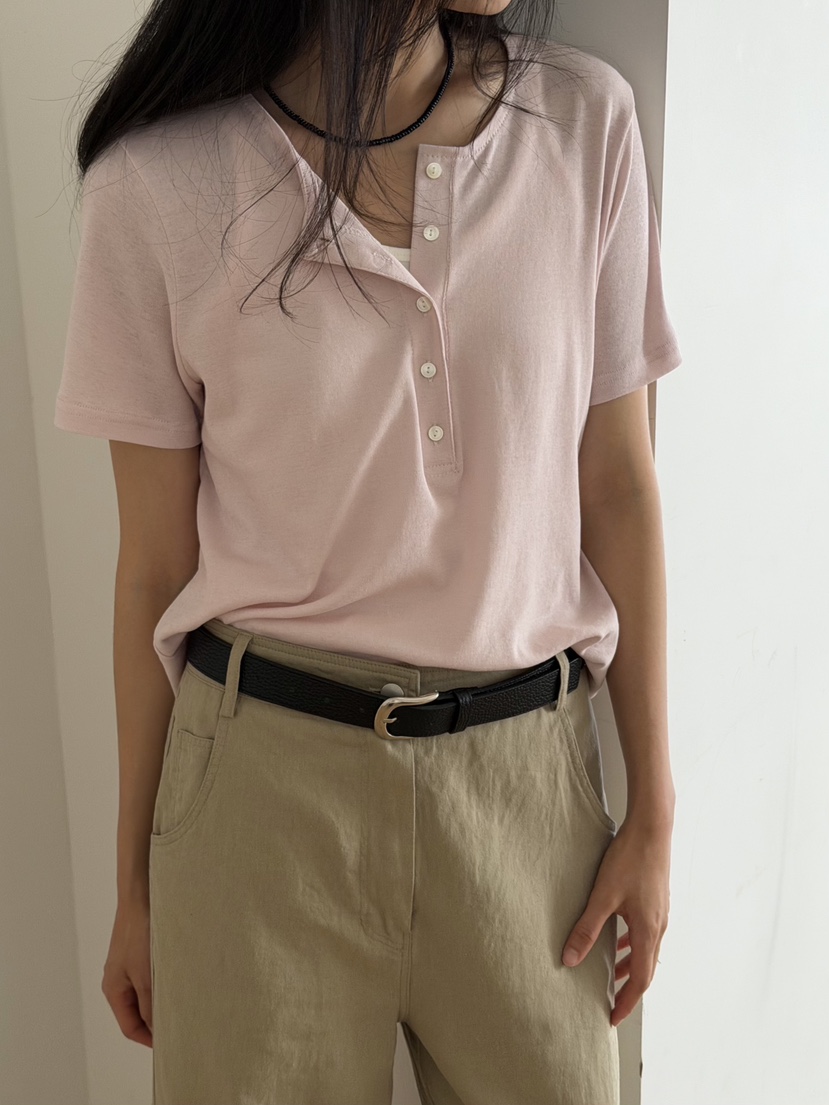 AMY GRACE-A韓國東大門代購女裝新品休閑26夏季T恤不含內搭AMY GRACET恤圖色3
