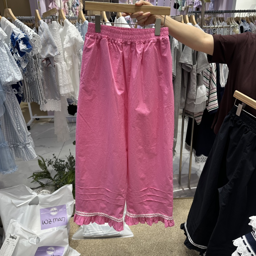 VIRUS東大門實拍韓國女士新款26夏季職業人氣休閑時尚休閑褲VIRUS休閑褲圖色1