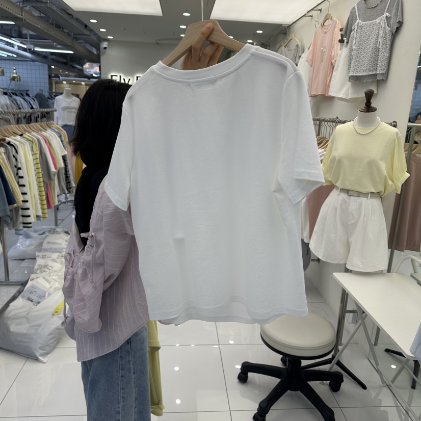 FLYFLY/LULULALLA/LIVE韓國直郵女士新款26春夏職業T恤FLYFLY/LULULALLA/LIVET恤