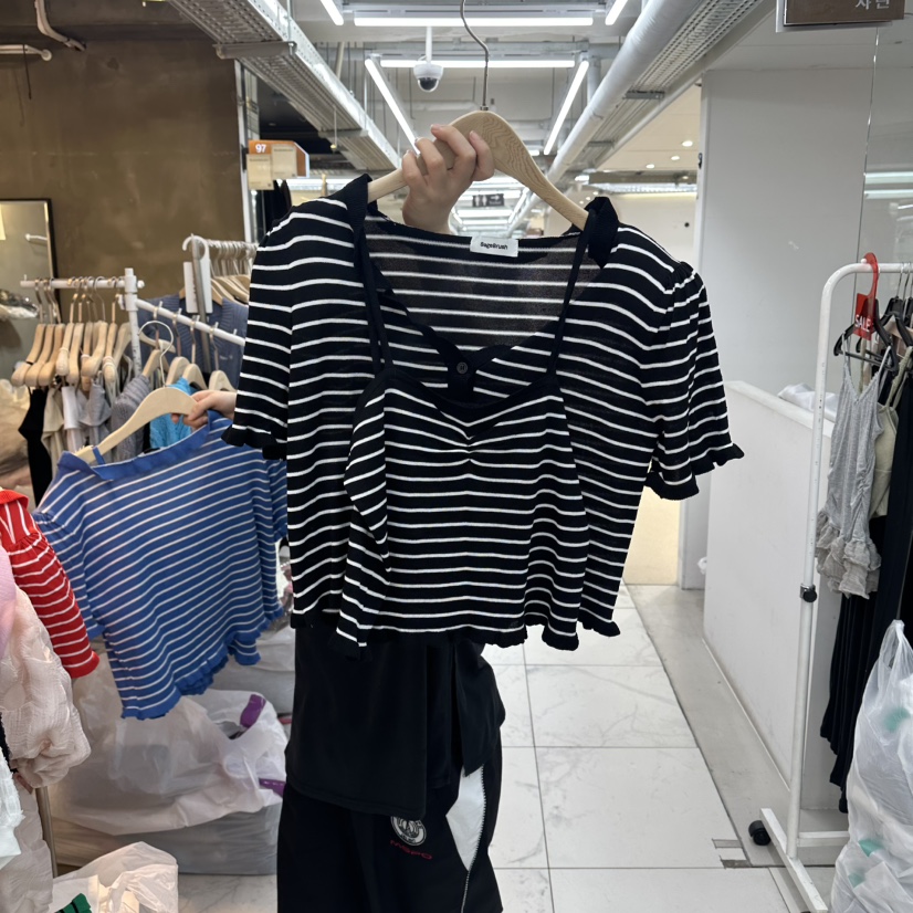 SAGE BRUSH韓國直郵實拍女士新款26夏季26春夏套裝套裝SSAGE BRUSH套裝圖色4